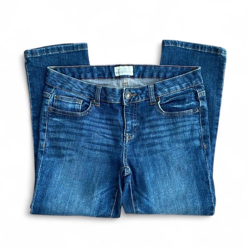Aeropostale— Y2K Blue denim capri pants
